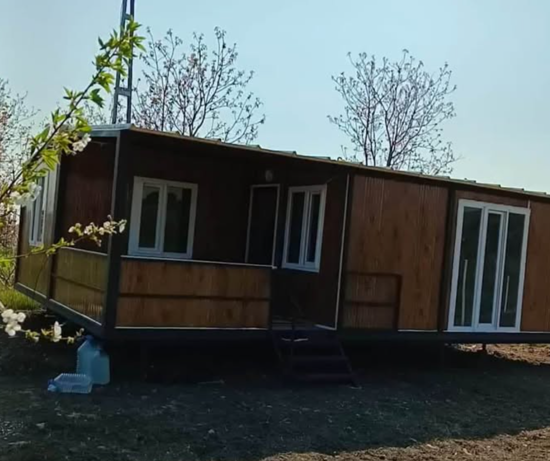 ikinci el verandalı prefabrik ev